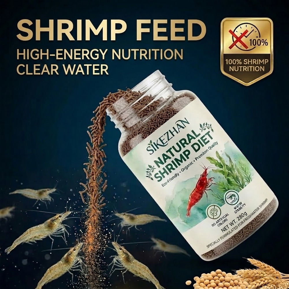 Aquarium Fish Vitamin - 280g Shrimp Feed Granules Premium Nutrition