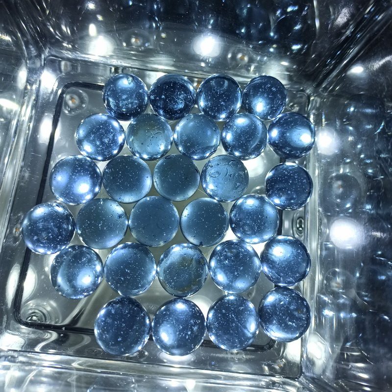 Aquarium Fish Guppy - Glass Marble 14/16/17mm Colored Glass Beads