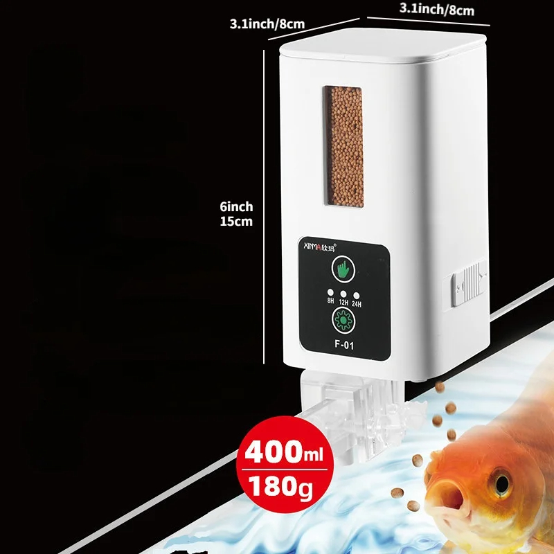 Aquarium Fish Big - 400ml Aquarium Automatische Feeder Aquarium Intelligente