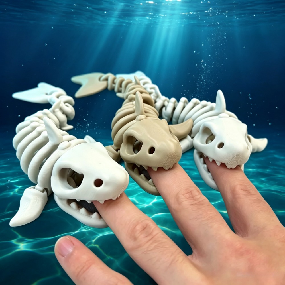 Shark Skeleton Aquarium Decor  - огляд і ціна Aquarium Fish Real