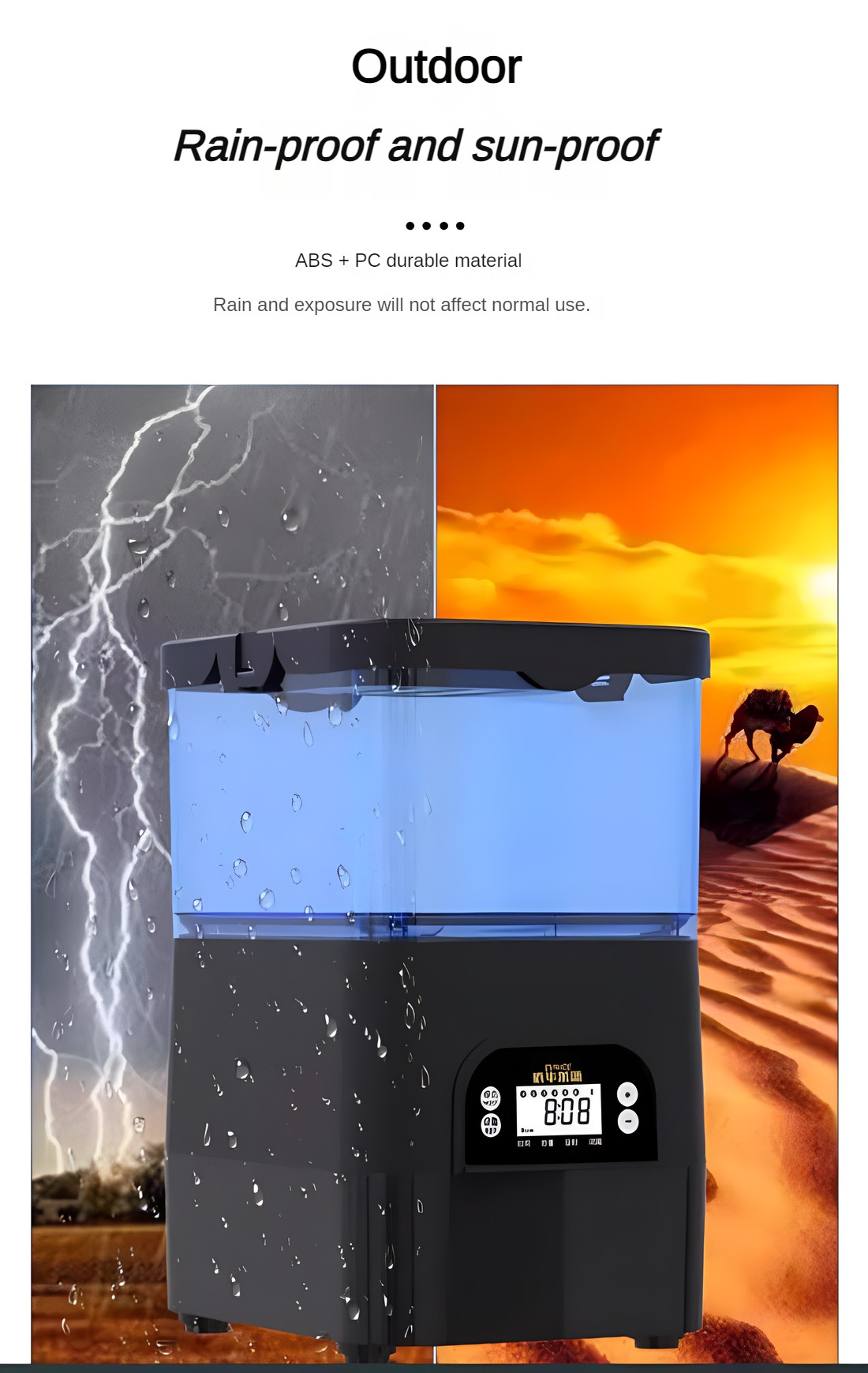 EVNICE Solar Automatic Fish Fe - огляд і ціна Aquarium Fish Big