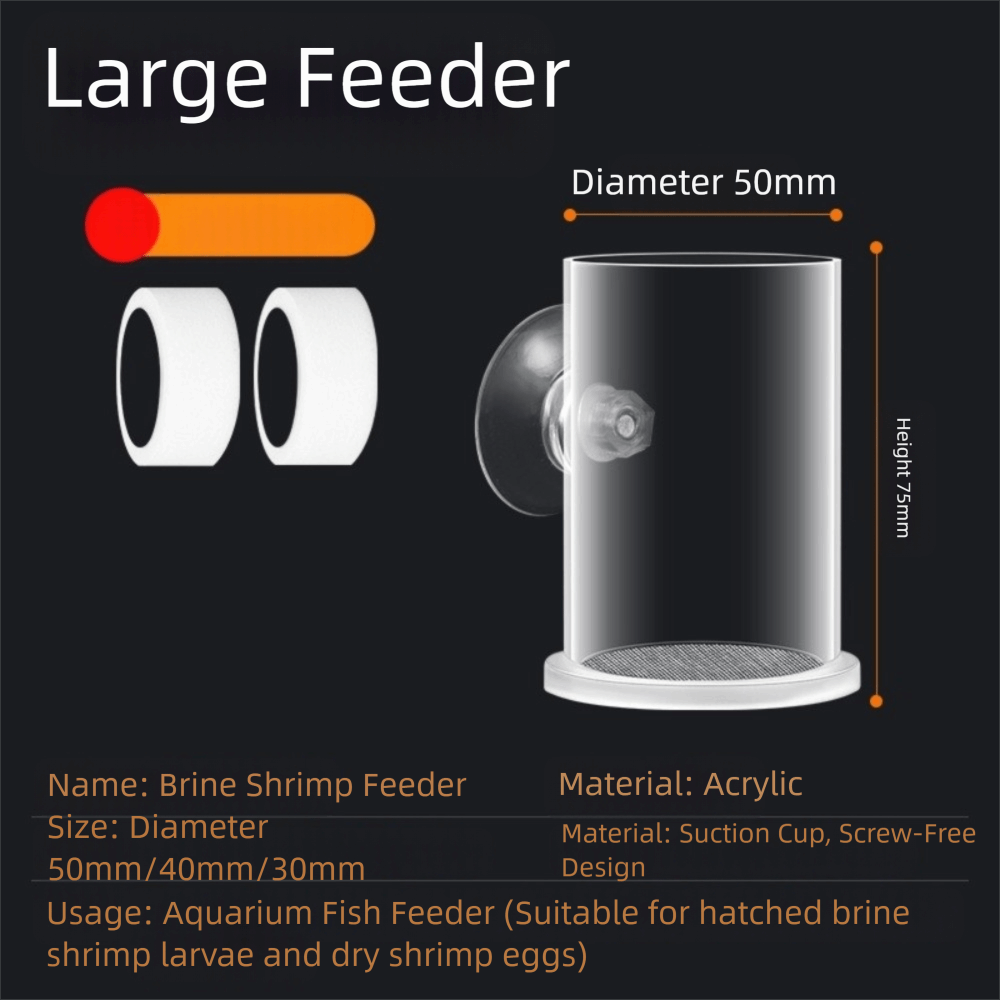 Acrylic Brine Shrimp Feeder Fi - огляд і ціна Aquarium Fish Vitamin