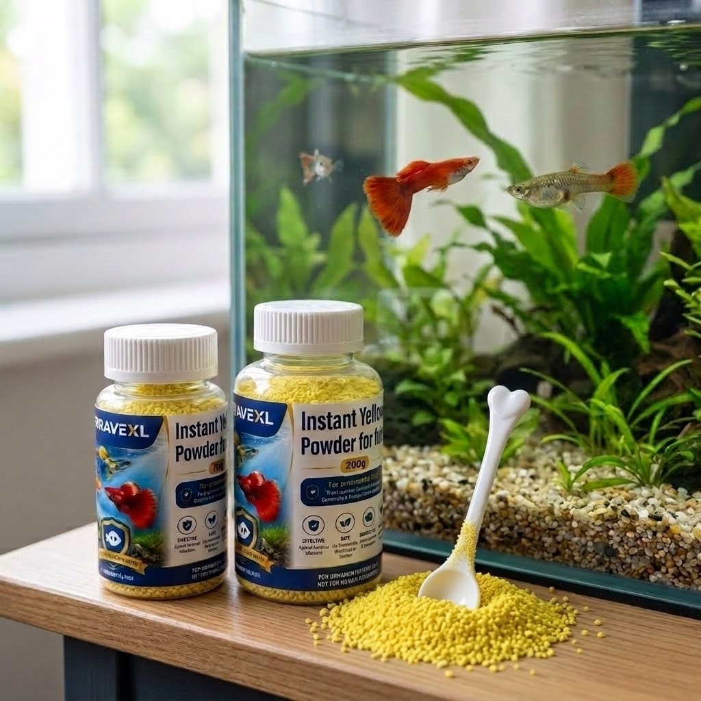 All-in-One Instant Yellow Powd - огляд і ціна Aquarium Fish Vitamin