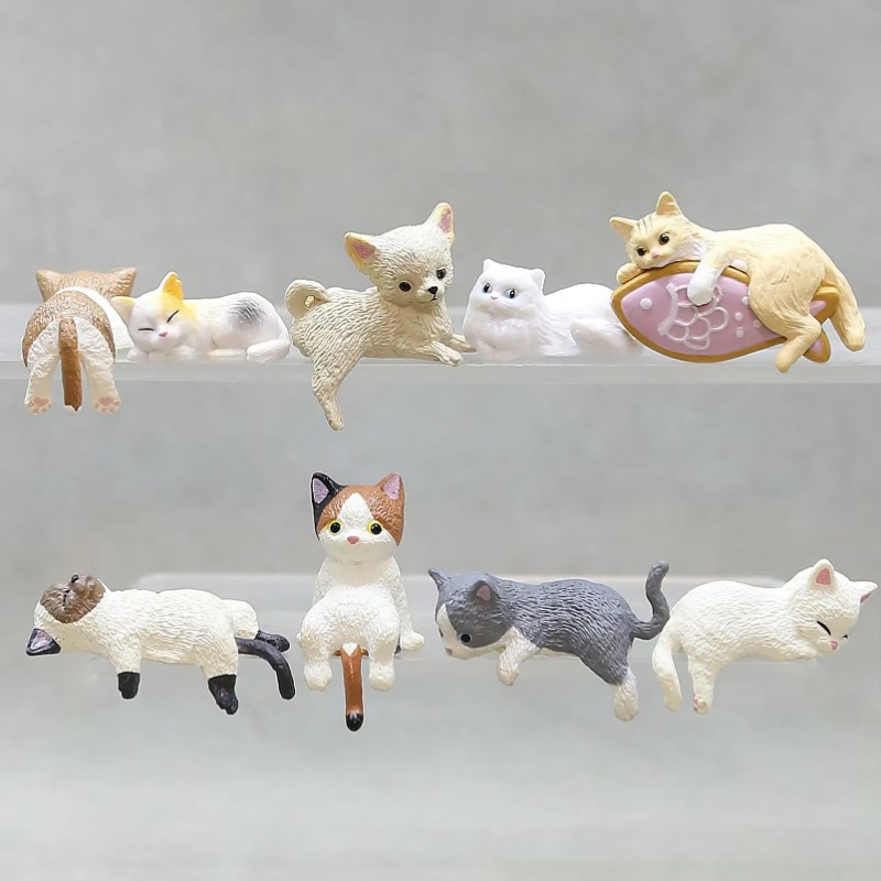 1Pc Cute Cartoon Cat PVC Home  - огляд і ціна Aquarium Fish Real