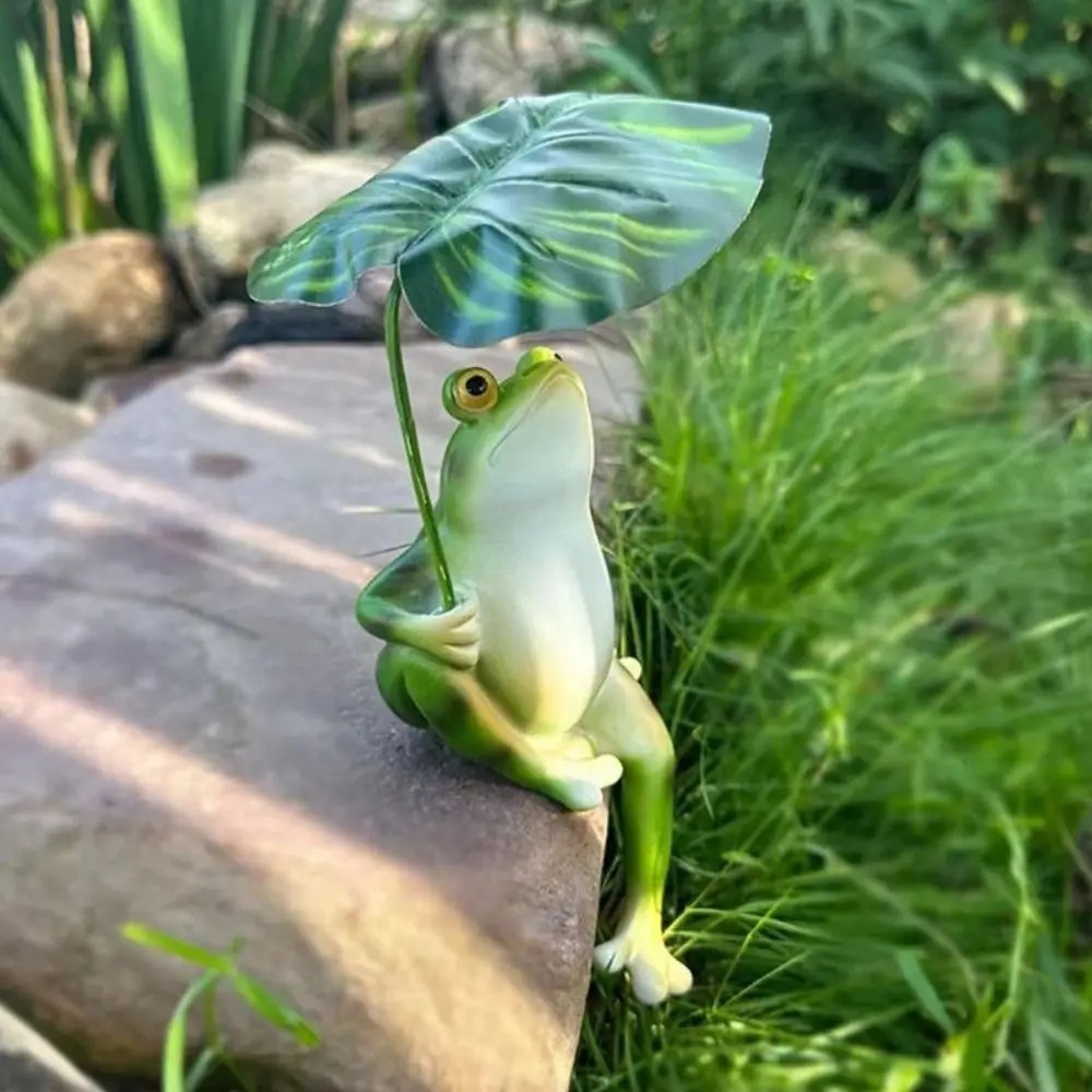 Cartoon Resin Frog Figurine Cr - огляд і ціна Aquarium Fish Guppy