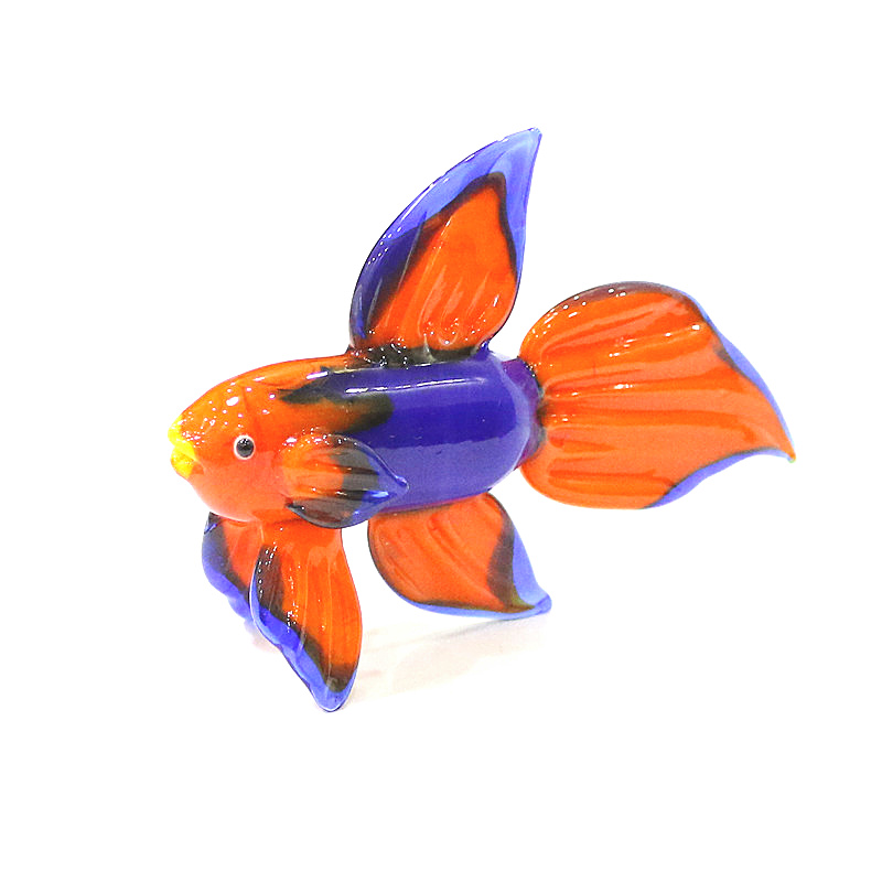 Orange Murano Glass Tropical F - огляд і ціна Fish Toy In Aquarium