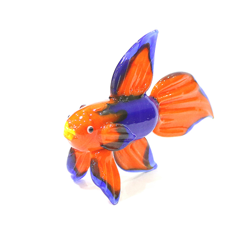 Orange Murano Glass Tropical F - огляд і ціна Fish Toy In Aquarium