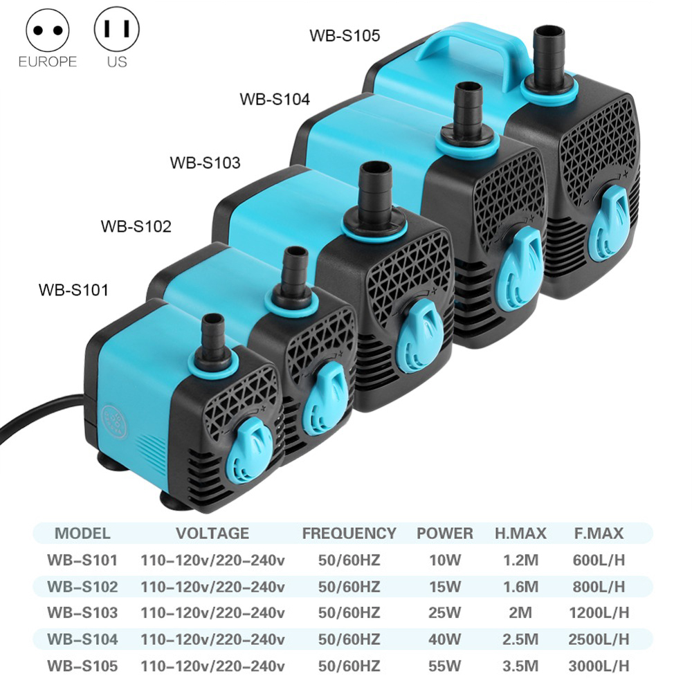 220V Ultra Quiet Submersible W - огляд і ціна Aquarium Fish Images