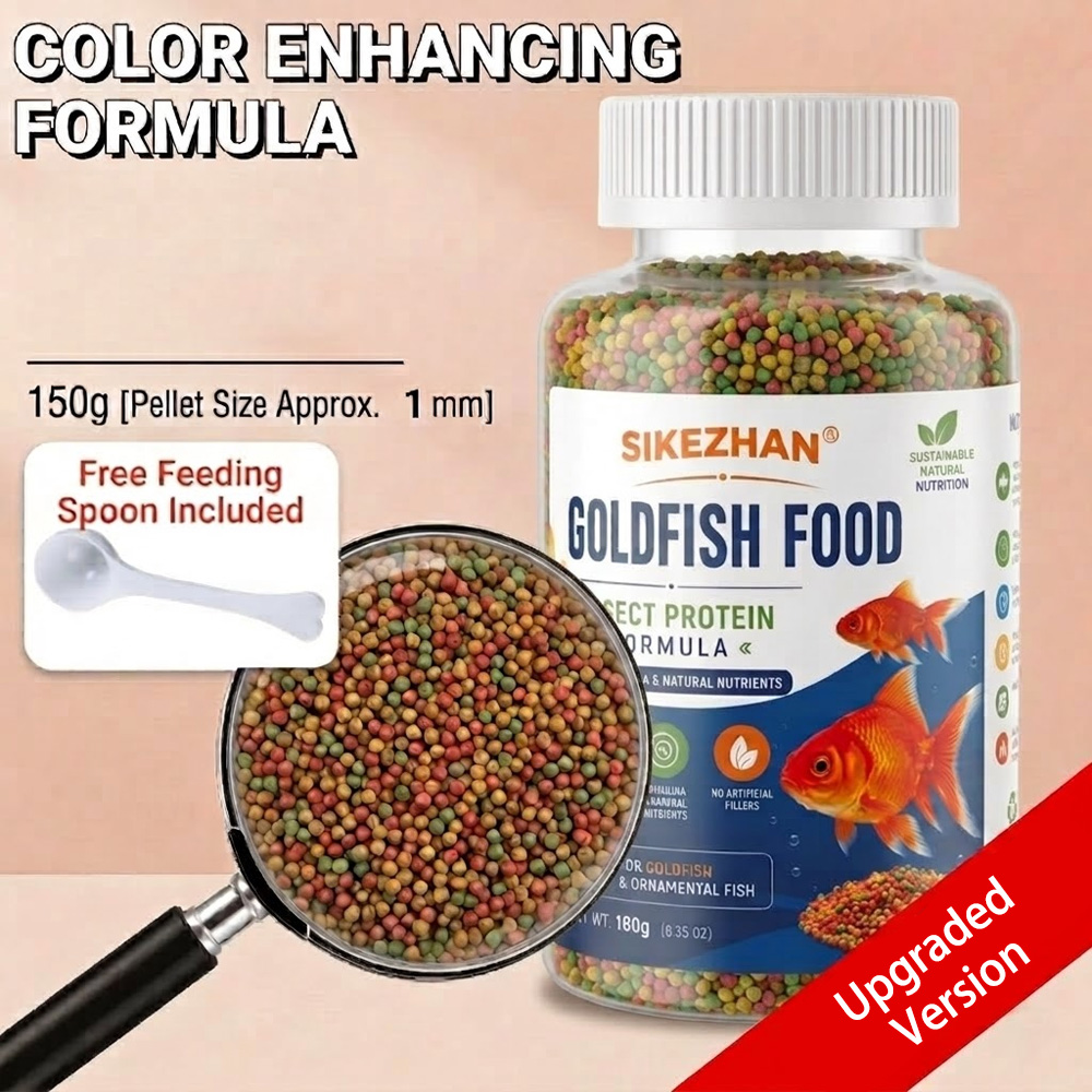 Color Enhancing Goldfish Food  - огляд і ціна Aquarium Fish Vitamin