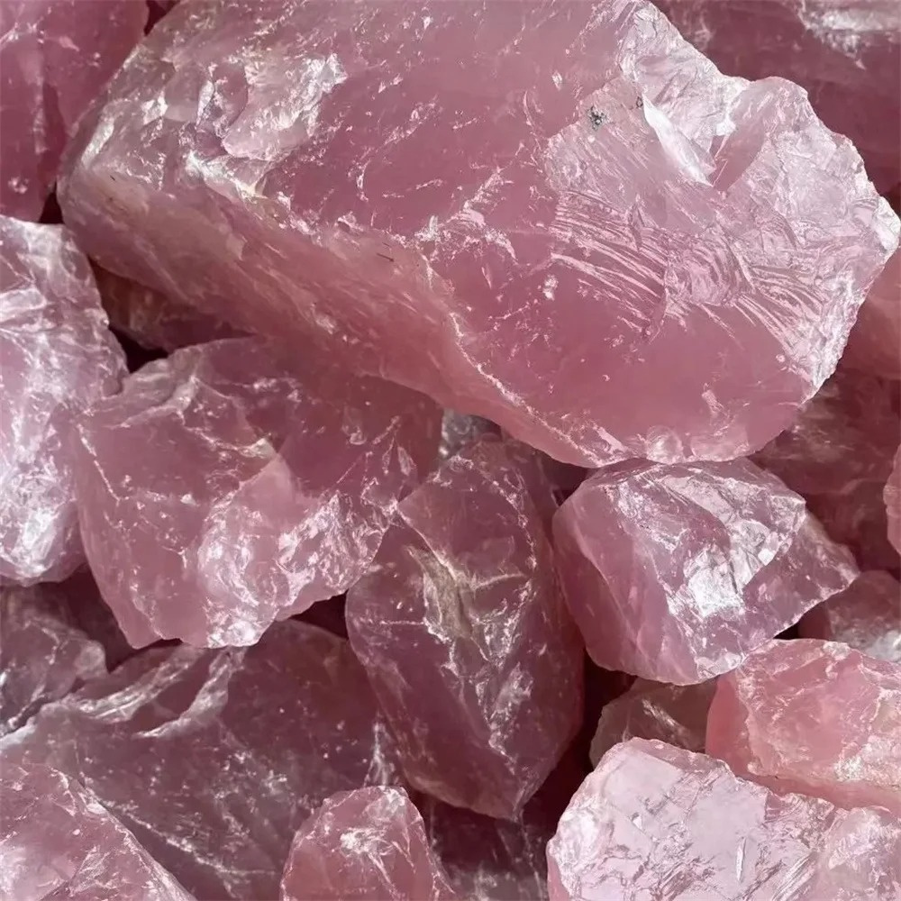 Pure Natural Pink Rose Quartz  - огляд і ціна Aquarium Fish Big