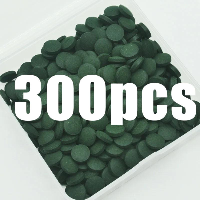50-300Pcs High Purity Spirulin - огляд і ціна Aquarium Fish Vitamin