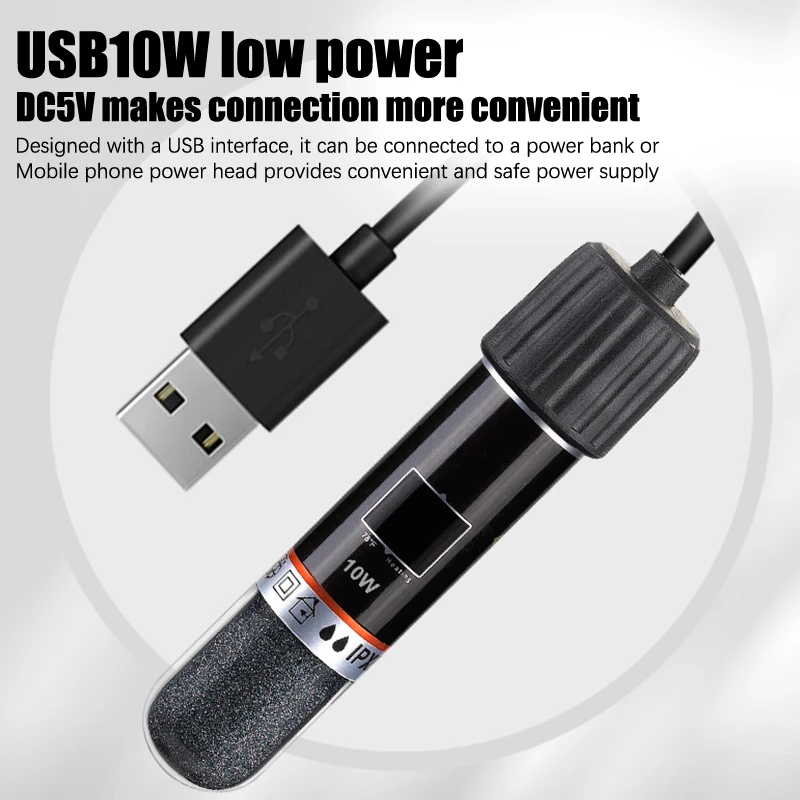 USB 26°CMini Aquarium Immersio - огляд і ціна Aquarium Heater Submersible