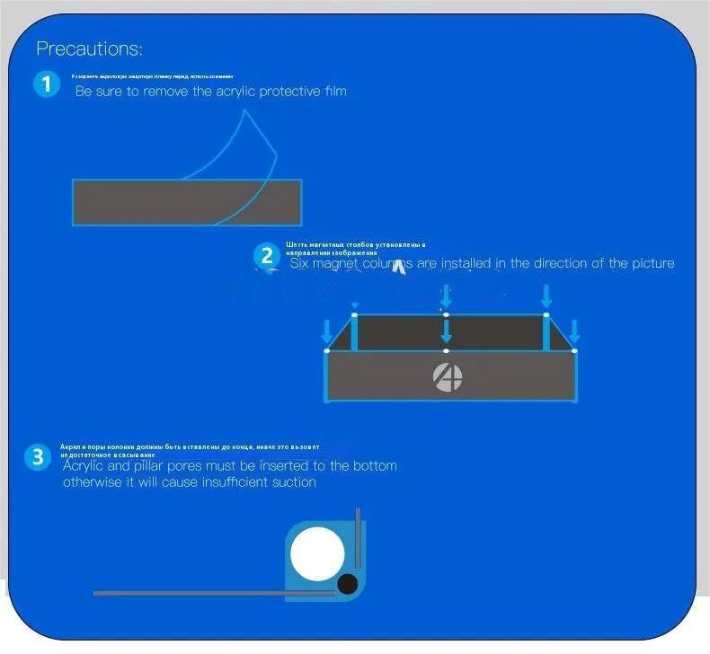 Shade And HangingKit For A8SE  - огляд і ціна Aquarium Fish Real