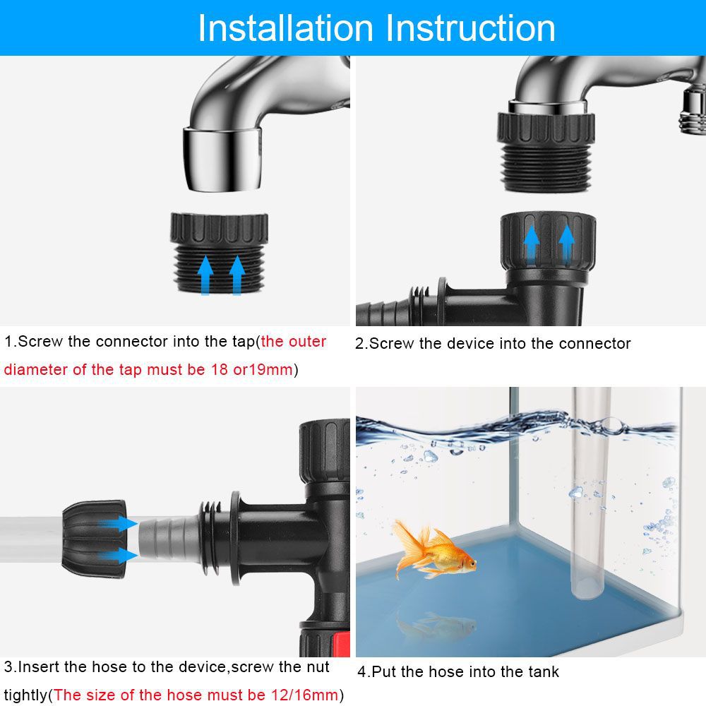 Aquarium Water Changer Fish Ta - огляд і ціна Aquarium Fish Real