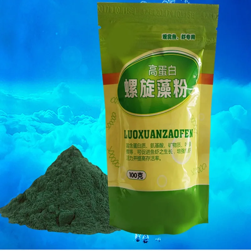 Spirulina Powder Bottle Health - огляд і ціна Aquarium Fish Vitamin