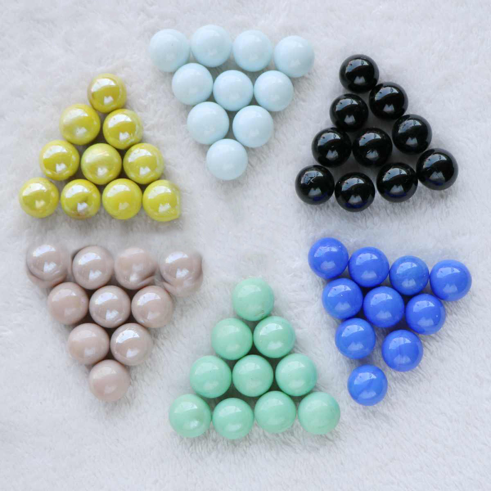 66Pcs Dia16mm Solid Color Glas - огляд і ціна Aquarium Fish Guppy